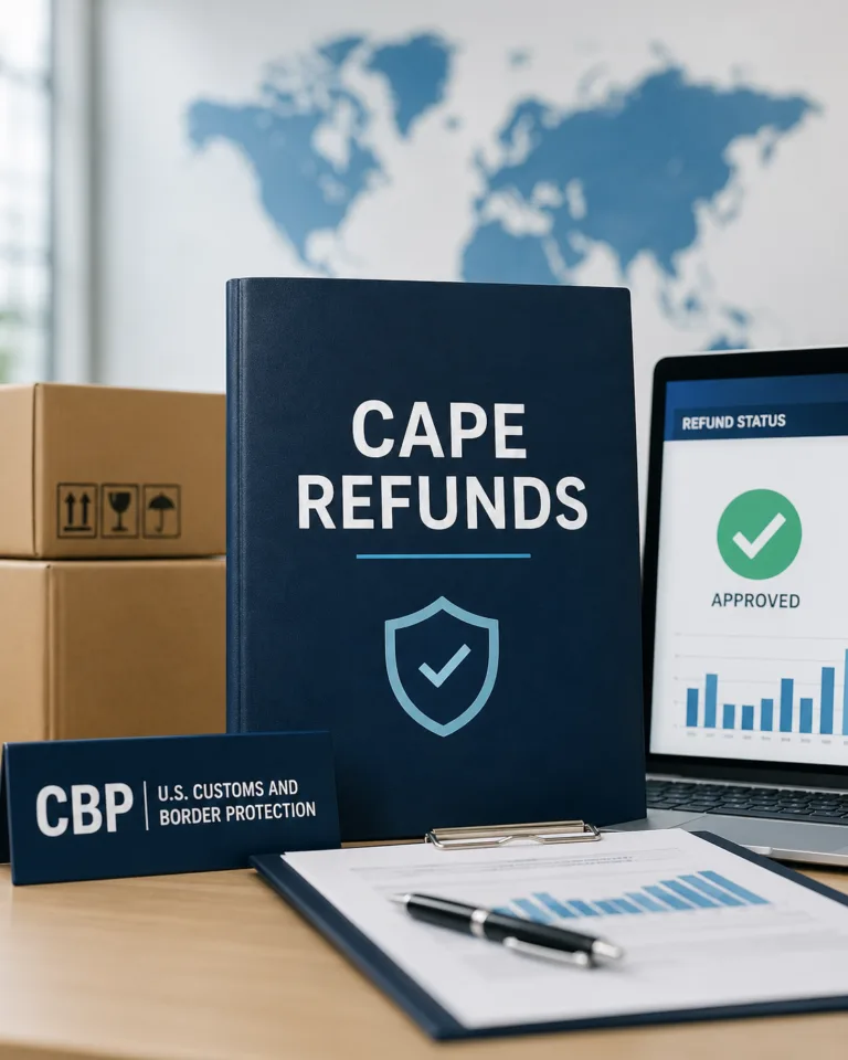 CAPE refund rejections and common errors in CBP refund claims