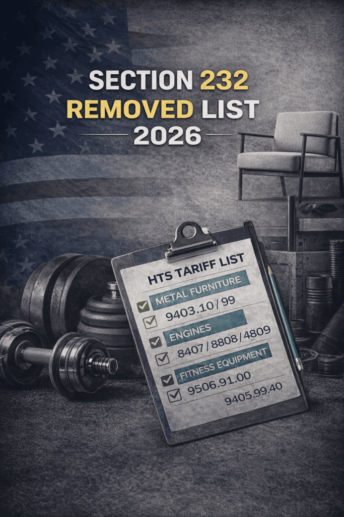 Section 232 steel aluminum copper tariffs 2026 update