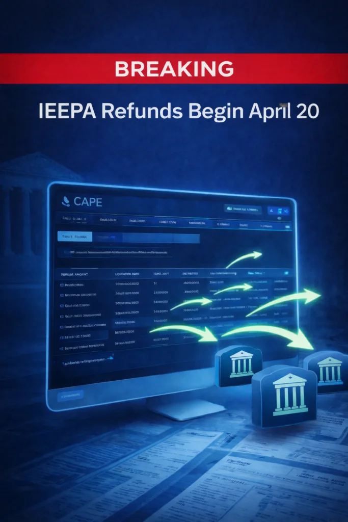 IEEPA refunds CAPE portal CBP April 20 2026