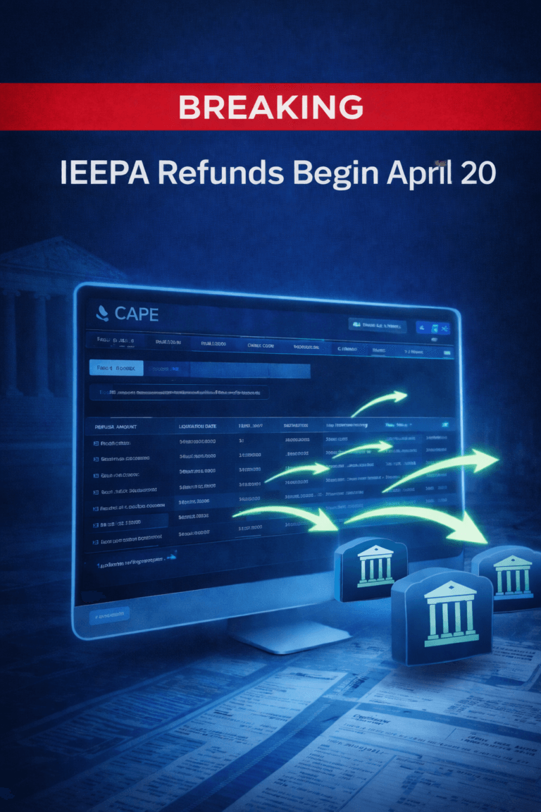 IEEPA refunds CAPE portal CBP April 20 2026