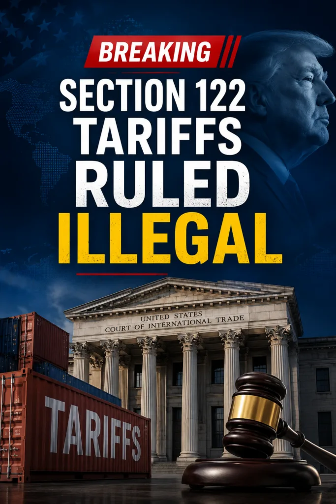 Tariffs ruled illegal by court