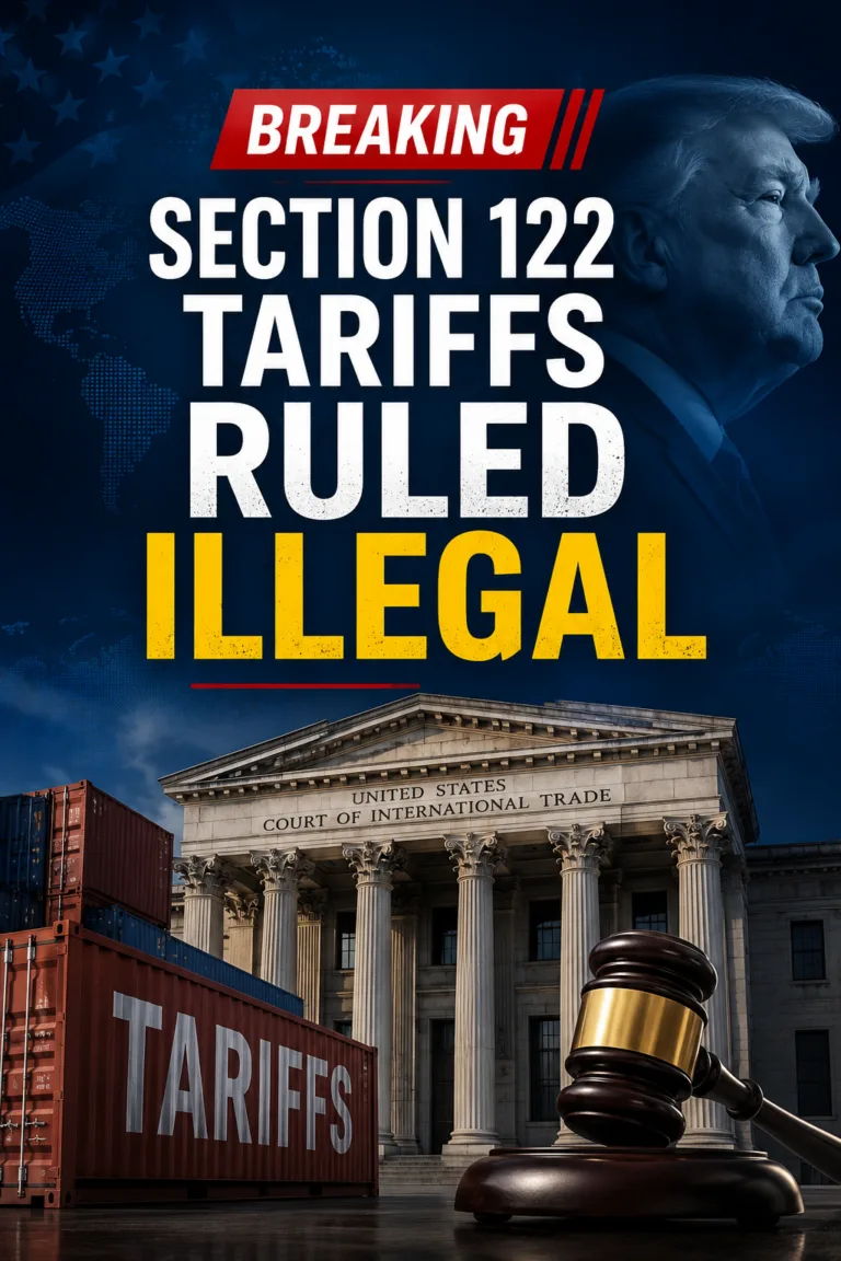 Tariffs ruled illegal by court